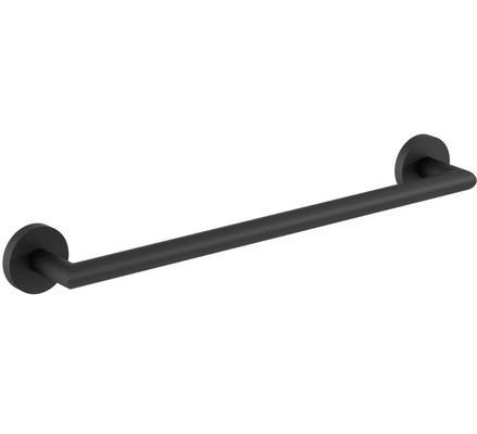 Toalheiro Hotel Inox Preto 40cm